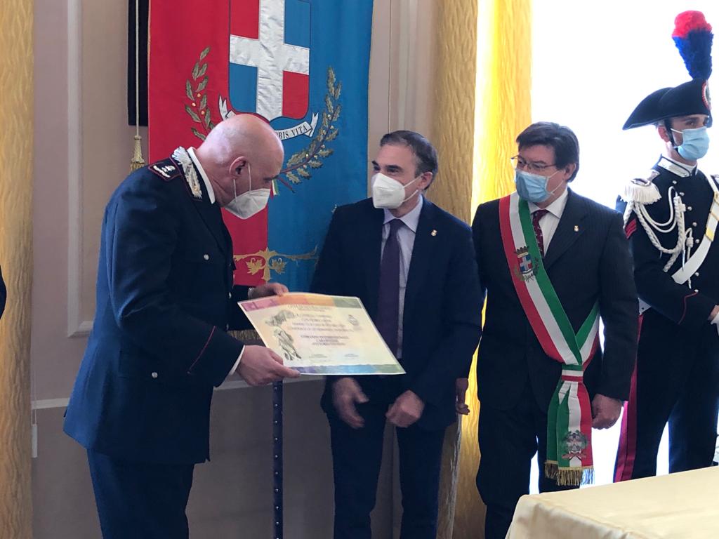 VITTORIO VENETO (TV): IL COMUNE CONFERISCE LA CITTADINANZA AL COMANDO INTERREGIONALE DEI CARABINIERI